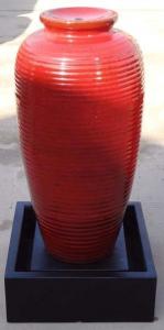 China Red Ceramic Fountain, Ceramic Pots GW8690 // Outdoor or Indoor used on sale