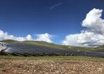 PV Panel Ground Mounting System One Axis Tracker Solar Mounting Structure