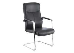 Buy cheap Ergonomic Pu 1.65mm Leather Desk Chair Without Wheels product