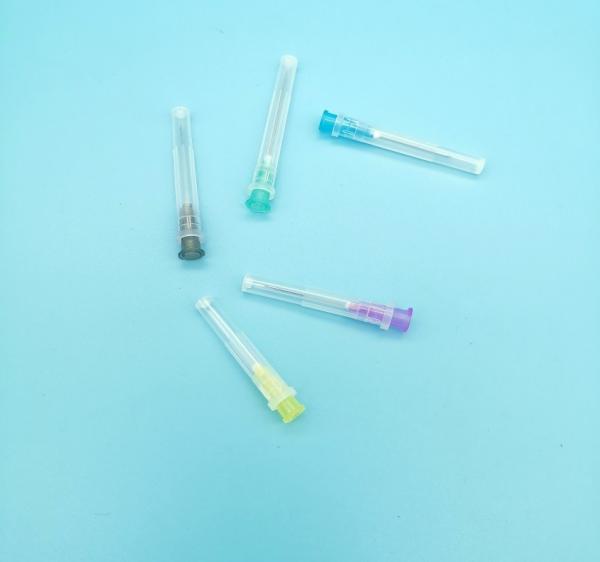 Quality Deep Green Disposable Hypodermic Needles 21G Out Diameter 0.8mm for sale