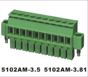 China Mounting Type Panel PCB Terminal Block Connector Insulation Resistance 1000MΩ on sale