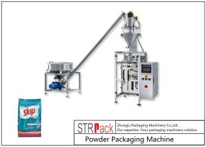Buy cheap Pillow Bag Gusseted Bag Block Bottom Bag Vertical Form Fill Seal Powder Packaging Machine With Auger Filler product