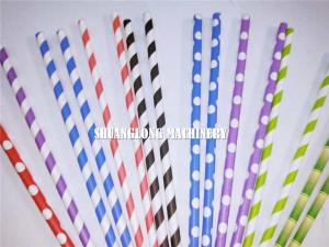 Buy cheap 3KW Paper Straw Making Machine , Paper Drinking Straw Making Machine product