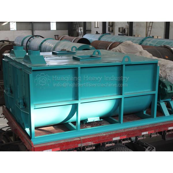 Fertilizer Mixing Machine Horizontal Ribbon Mixer 15kw Fertilizer Mixer Machine