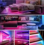 Adjustable Brightness WiFi Bluetooth LED Lights IP65 Waterproof Self Adhesive