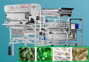 Buy cheap Frozen Bean Color Sorter Machine , Potato Sorting Equipment With Phoenix Lens product