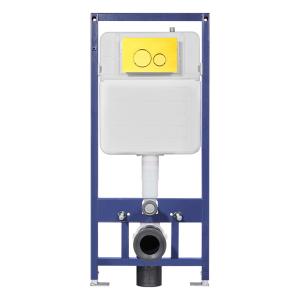 Buy cheap Durable Full Frame Concealed Tank with Push Button Flush Mechanism product