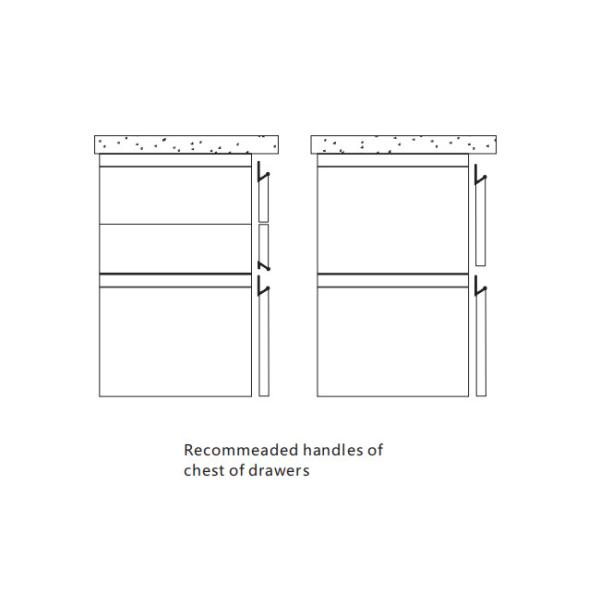 602mm Furniture Continuous Aluminum Drawer Pulls