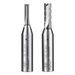 Buy cheap Woodworking Straight Router Bits Three Edged Anti Broken Practical product
