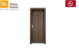 China 30mins Rated White Color Solid Wood Fire Rated Interior Doors/ Painting Finish/45mm Thick on sale