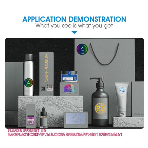 Security Labels QR Code Anti Counterfeiting Sticker 3D Self-Adhesive VOID Holographic Label