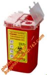 Medical plastic wall mounted bracket and holder with gloves box for 5qt sharps