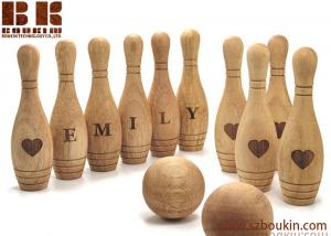Buy cheap Wooden Toy 10 Pin Bowling Game Set Bowling Game Wooden toys Gift for Baby Christmas product
