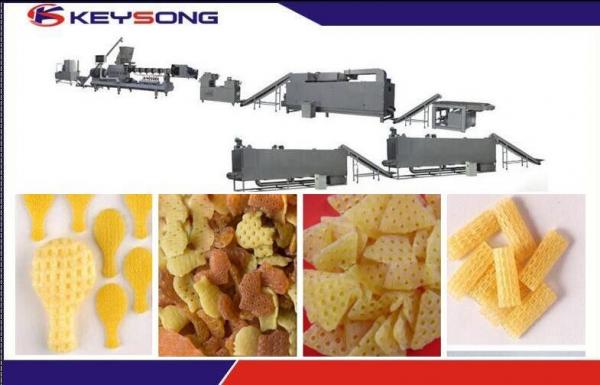 Quality Crispy Pea Snack Extruder Machine , High Output Snacks Production Machines for sale