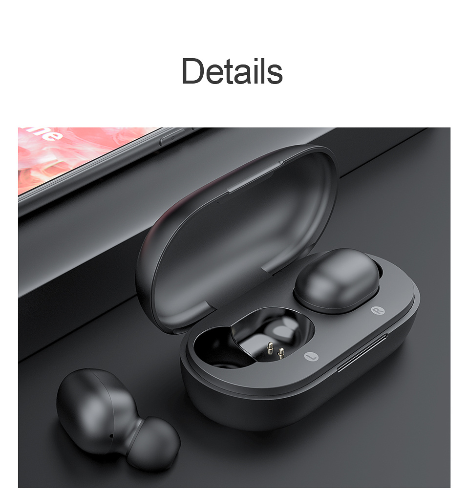Gt1 Tws Fingerprint Touch Bluetooth Earphones Noise Cancelling HD Stereo Wireless Headphones