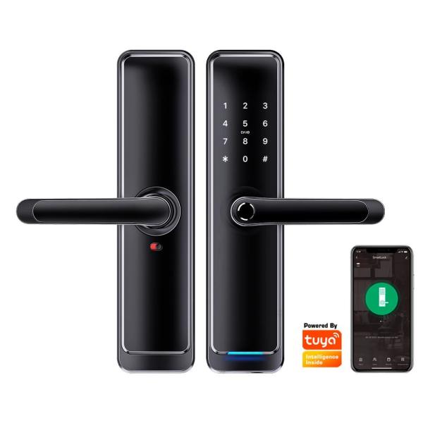 WiFi Biometric Fingerprint Main Digital Cord Keyboard Automatic Lock Door with