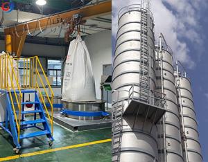 China Powder Dilute Phase Pneumatic Conveying Systems Bulk Bag Loading Systems on sale