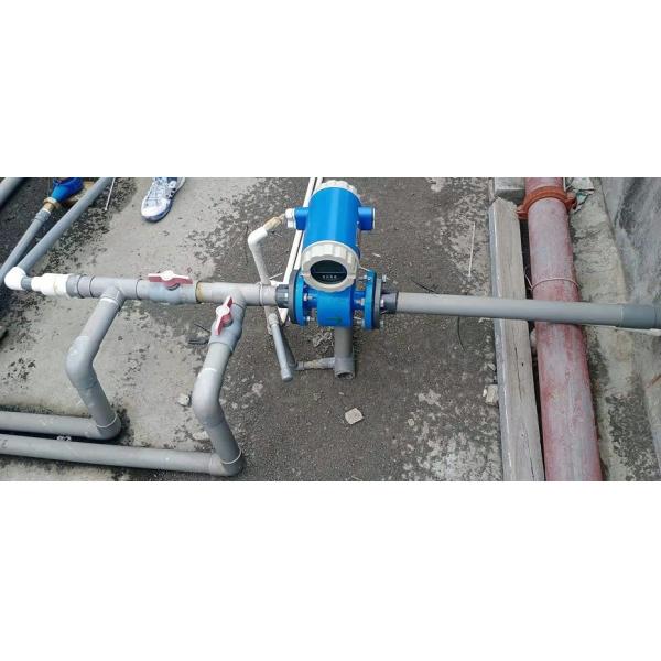 Intelligent electromagnetic flow meter pipeline sewage slurry measurement 4-20 mA display