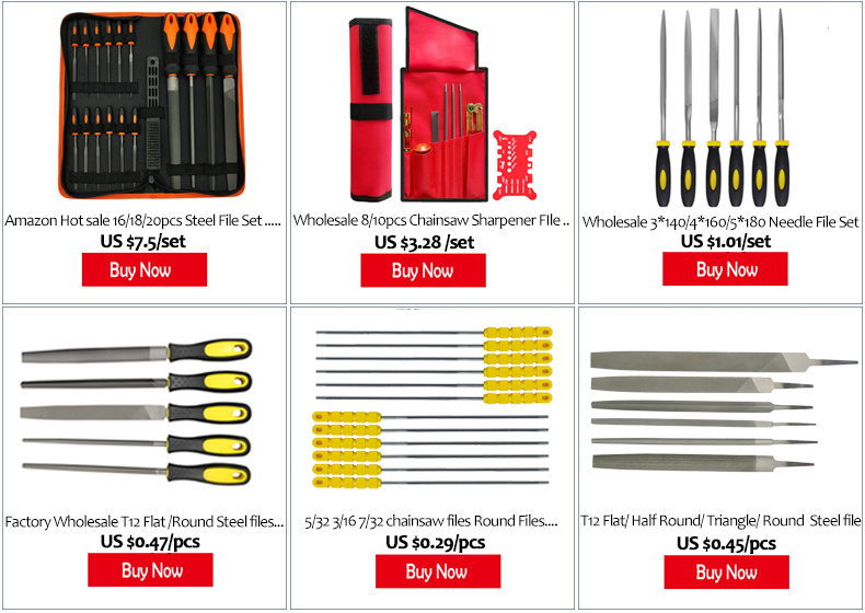 5PCS Woodword Hand Tool Rasp Iron Square File Set