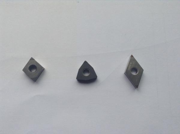Quality PCD CBN Turning Insert Silver Super Hard Cutting Tools Customized for sale