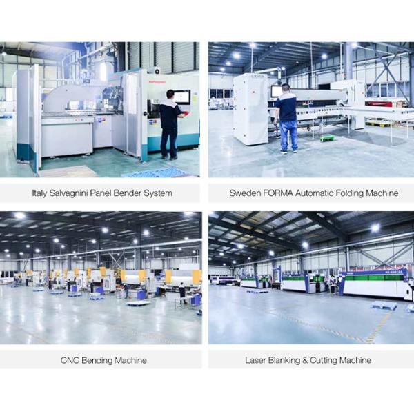 FFU Clean Room Equipments 60dB Fan Filter Units On The Factory Label