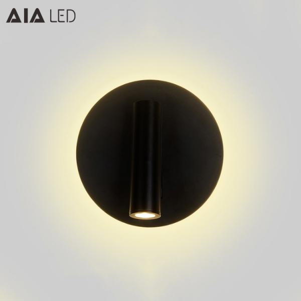 2020 new fashion simple led bedside lamp reading lamp floating light wall lamp