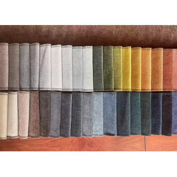 100 Polyester Microfiber Chenille Sofa Fabric Jacquard Style