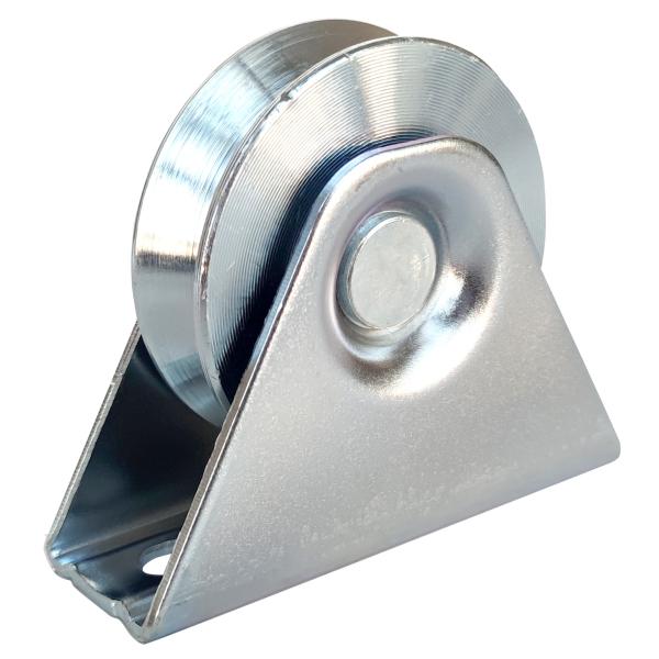 Steel V Groove Sliding Gate Wheel Q235 Metal 38mm - 200mm