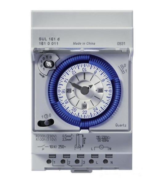 Quality AC 230V SUL161D electronic mechanical timer Switch without battery for sale