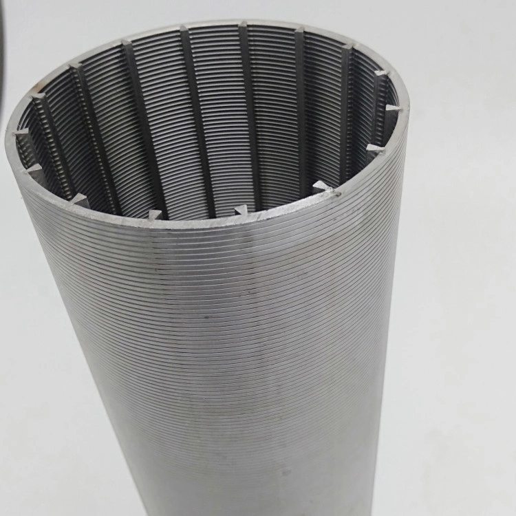 Stainless Steel Slotted Wedge Wire Screen Water Well Tube Drill Pipe
