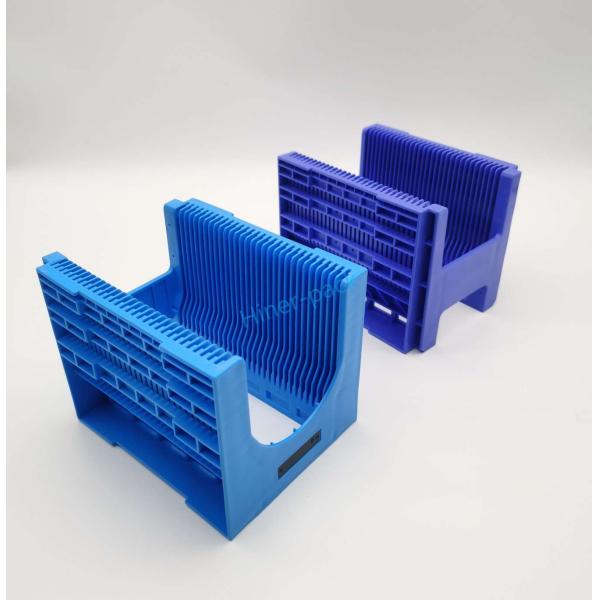 Silicon Wafer Shipping Containers Cassette Box PP Material H-Square Colorful Carrier Low Outgassing