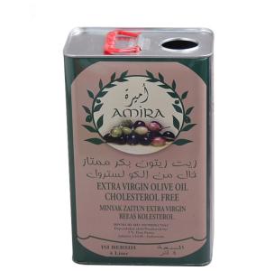 China Empty 0.1L-5L Metal Rectangular Tin Cans For Olive Oil on sale