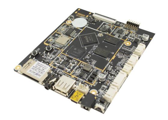2GB DDR3 Embedded ARM Board 16GB EMMc PoE DVP Interface Android 6.0 Multiple