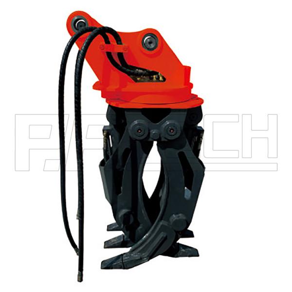 Quality Excavator Rotating Log Grapple with high frequency treatment and longer service life for sale
