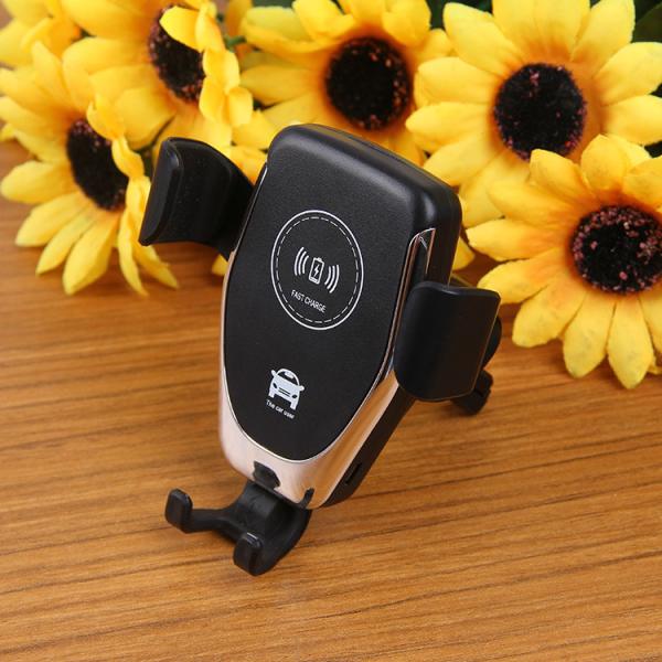 Quality Automatic 8pin 10W Gravity QI Wireless Car Charger for sale
