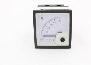 Buy cheap Moving Iron Analog Panel Voltmeter Electricity AC DC 0 To 500 V Variable Precision product