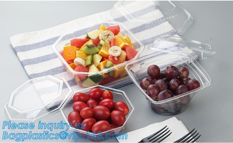 Blister large clear plastic fruit container with lid for fruit packaging,blister fruit box /container/ fruit Tray/ Clear
