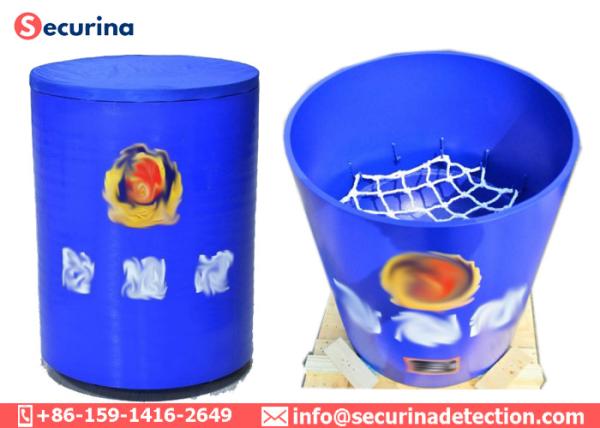 Quality Cylindrical Bomb Disposal Device Blast Suppression Container With 654mm Depth for sale