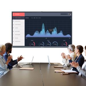 China Aluminum Alloy Frame 86 Inch LCD Interactive Whiteboard For Meeting on sale
