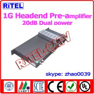 Buy cheap 1G 20dB Analog Headend Pre-amplifier/Booster product