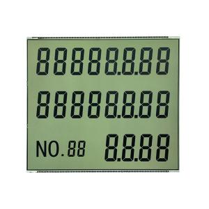 Buy cheap HTN Seven Segment LCD Display With Metal Pin Connector OEM ODM product