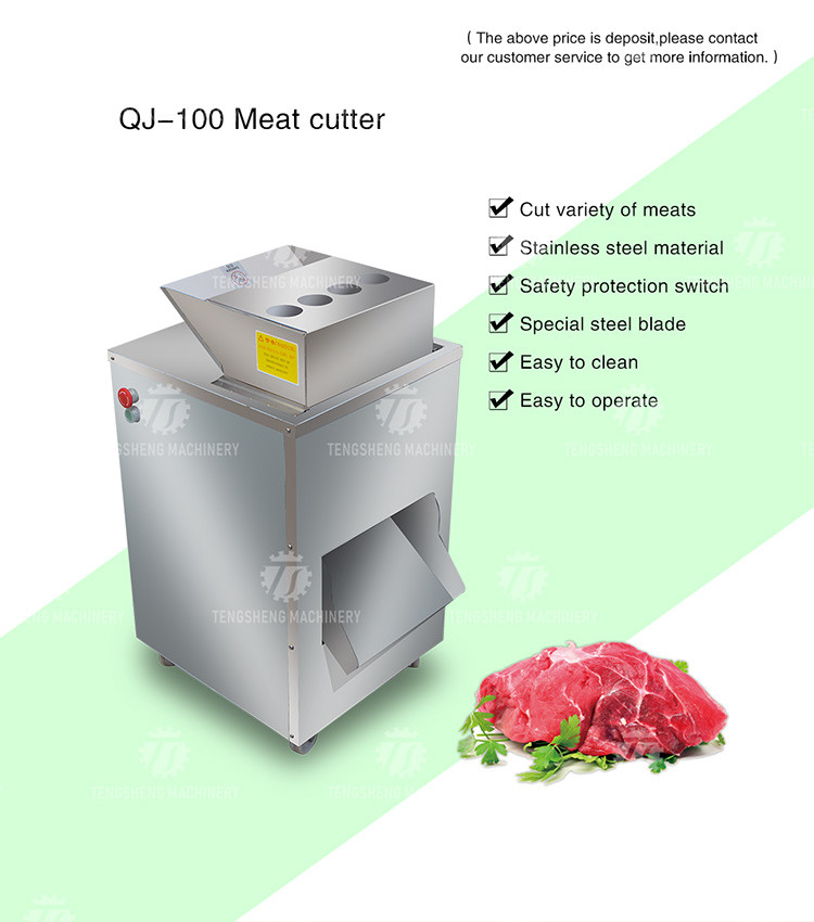 75KG Desktop fresh meat slicer high-power meat slicer commercial slicing manufacturers directly operated