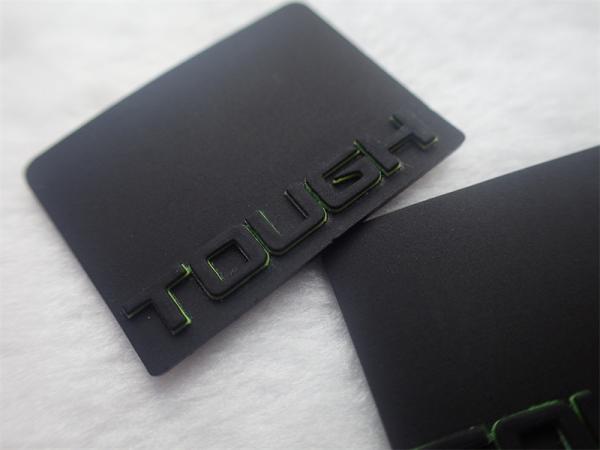 Quality Eco Friendly Ink Screen Printing Label Double Color Custom Logo for sale