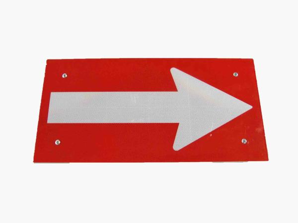 Quality L400*W280*H2.0mm 3M Reflective Film Arrow Board Signs for sale