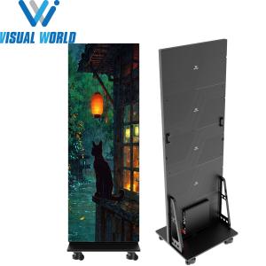 V-Poster: Slim, High-Brightness LED Display with Seamless Viewing and Front-Service Design
