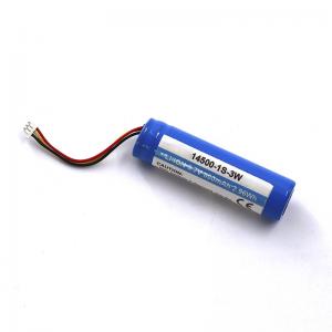 Buy cheap 14500 800mAh 3.6V Lithium Ion Battery Pack With JST 3P Connector product