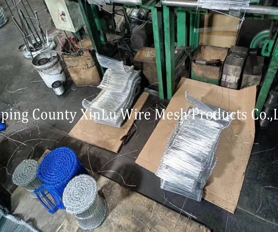 Galvanized Double Loop Wire Ties 0.7mm - 2.0mm Diameter 4" - 24" Length Twin Loop Binding Wire