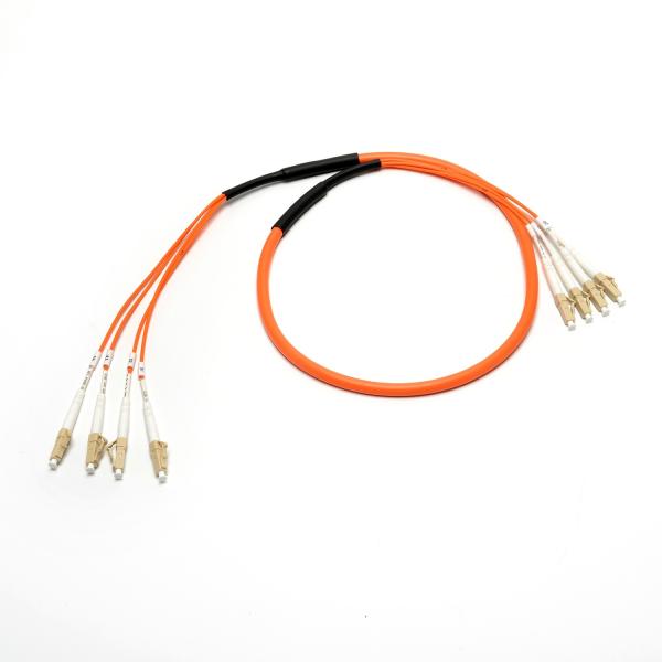 Quality OM3 Patch Cord Lc Lc Simplex Multi Mode UPC APC Polished Low Insertion Loss for sale