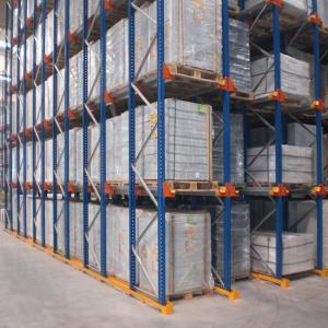 SGS High Density Drive In Pallet Racking Storage Warehouse