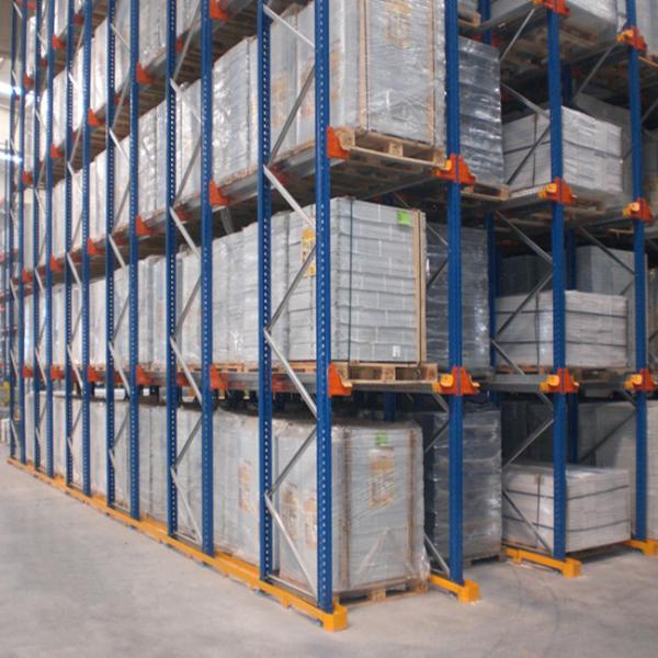 Quality SGS High Density Drive In Pallet Racking Storage Warehouse for sale